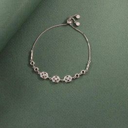925 Silver Manjari Women Bracelet LBR-330 - P S Jewellery