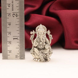 925 Silver 3D Ganesha Articles Idols AI-298 - P S Jewellery