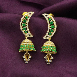 925 Silver Charulata Women Jhumkas JHK-136 - P S Jewellery