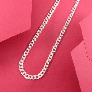 925 silver Palani men's chain MC-192, 41g, 51cm length, purity 925, displayed on a red background