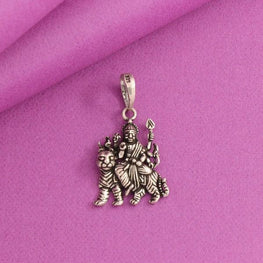 925 Silver Durga Devi God Pendant GP-129 - P S Jewellery