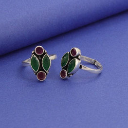 925 Silver Dhanyata Women Toe-Rings TE-226 - P S Jewellery