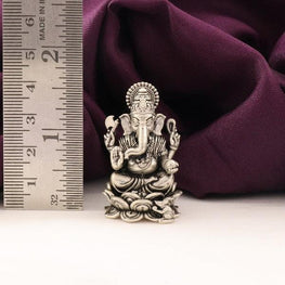 925 Silver 3D Ganesha Articles Idols AI-975 - P S Jewellery