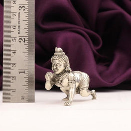 925 Silver 3D Laddu Gopal Krishna Articles Idols AI-608