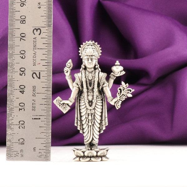 925 Silver 3D Dhanvanthri Articles Idols AI-1091 - P S Jewellery