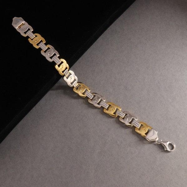925 Silver Shantashil Men Bracelet MB-125 - P S Jewellery