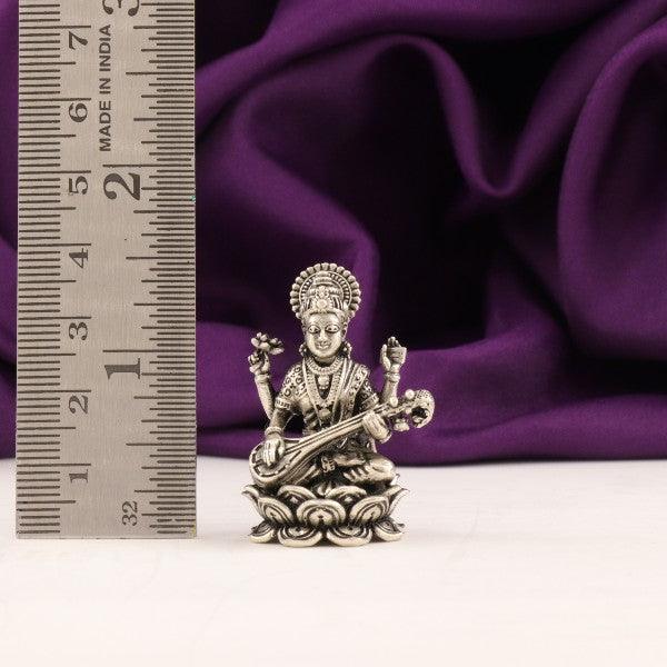 925 Silver 3D Saraswathi Articles Idols AI-866 - P S Jewellery