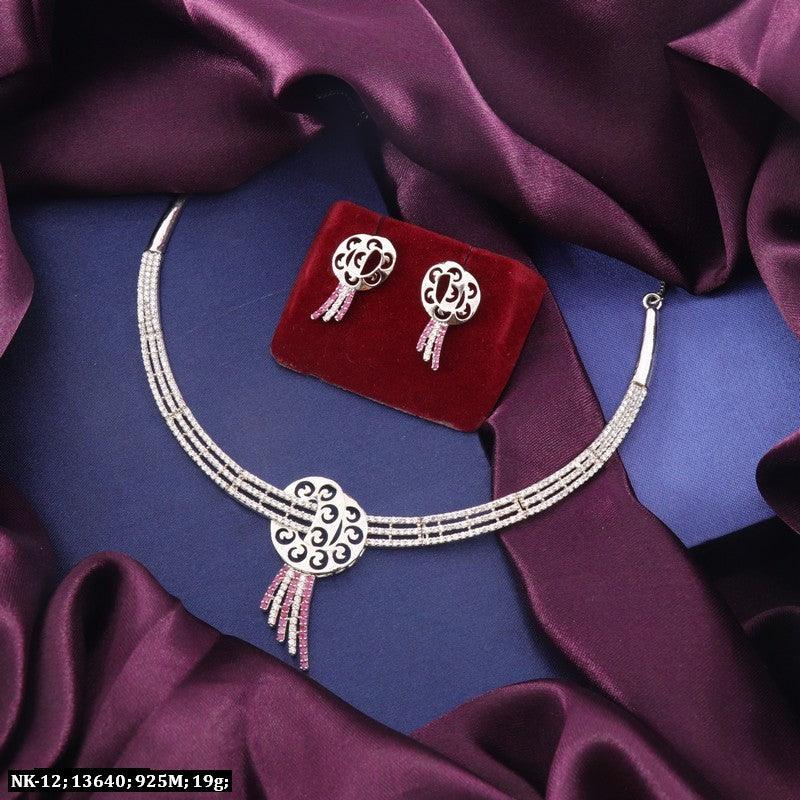 925 Silver Anasuya Women Necklace NK-12 - P S Jewellery