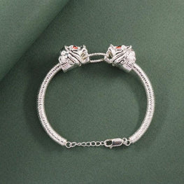 925 Silver Tiger Men Bracelet MB-195 - P S Jewellery