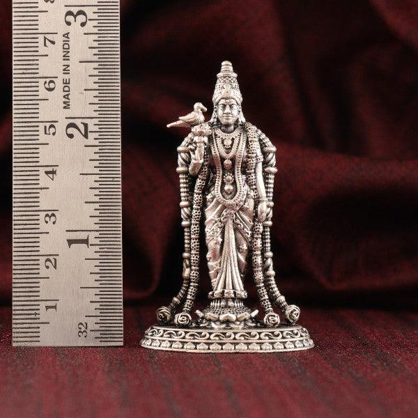 925 Silver 3D Meenakshi Amman Articles Idols AI-514 - P S Jewellery