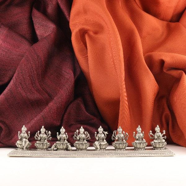 925 Silver 3D Ashtalakshmi Articles Idols AI-1123 - P S Jewellery