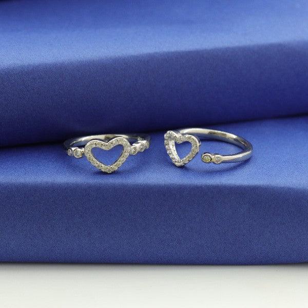 925 Silver Triguna Women Toe-Rings TE-156 - P S Jewellery