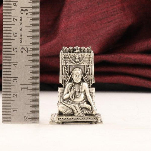 925 Silver 2D Raghavendra Swamy Articles Idols AI-1047 - P S Jewellery