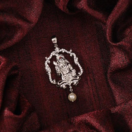 925 Silver Muruga God Pendant GP-84 - P S Jewellery