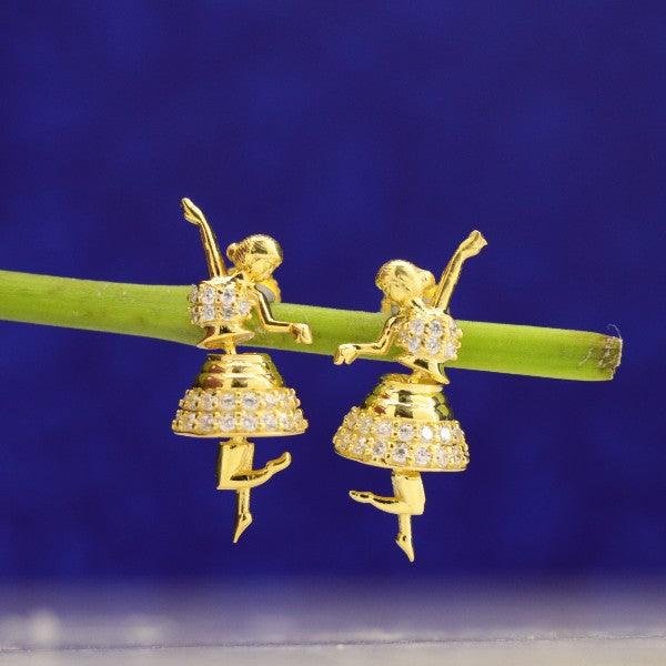 925 Silver Poushali Women Jhumkas JHK-84 - P S Jewellery