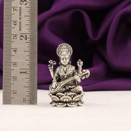 925 Silver 3D Saraswathi Articles Idols AI-861 - P S Jewellery