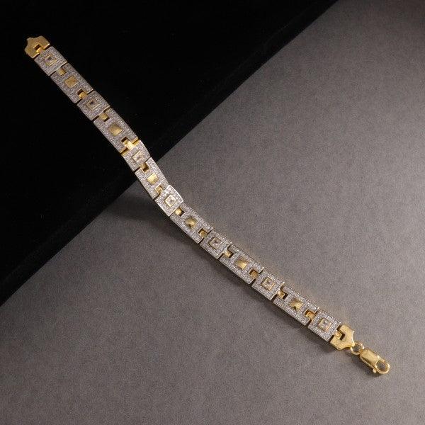 925 Silver Faraz Men Bracelet MB-108 - P S Jewellery