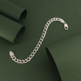 925 Silver Bhadrak Men Bracelet MB-181 - P S Jewellery