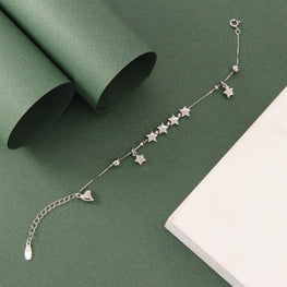 925 Silver Star Women Bracelet LBR-293