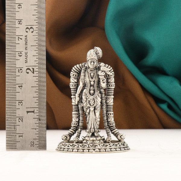 925 silver 3D Andal article idol AI-1167, 6.5cm tall, 64g with ruler for scale.