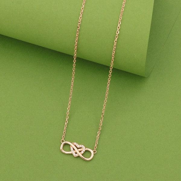 925 Silver Heart Women Necklace NK-152 - P S Jewellery