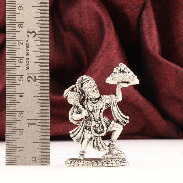 925 Silver 3D Hanuman Idol, Weight 49g, 5.5cm Dimension, Purity 925