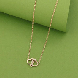 925 Silver Heart Women Necklace NK-153 - P S Jewellery