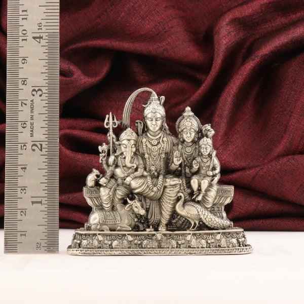 925 Silver 2D Shiv Parivar Articles Idols AI-925 - P S Jewellery