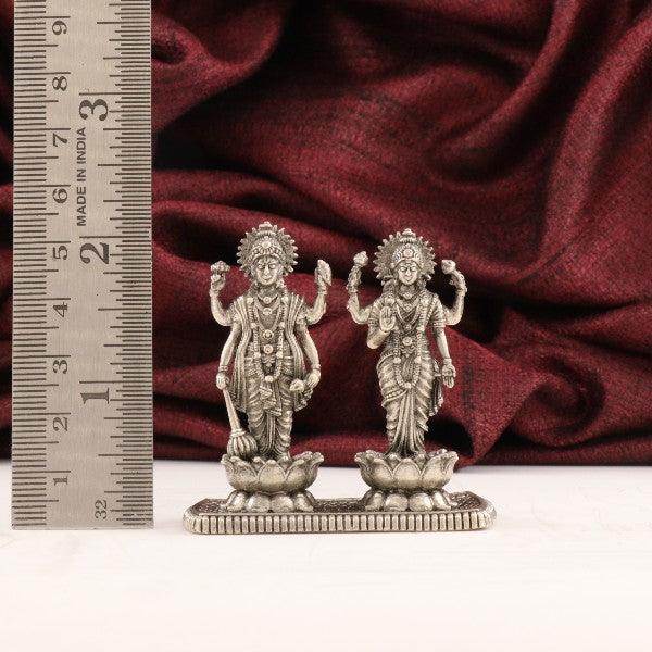 925 Silver 3D Lakshmi Narayana Swamy Articles Idols AI-915 - P S Jewellery