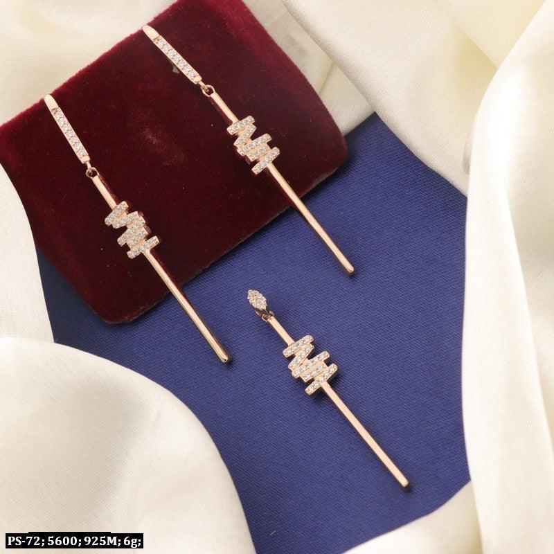 925 Silver Girija Women Pendant-sets PS-72 - P S Jewellery