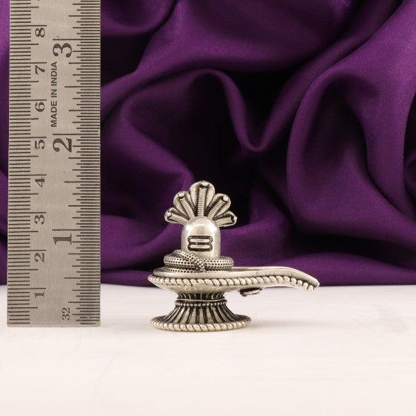 925 Silver 3D Shivling Articles Idols AI-874 - P S Jewellery