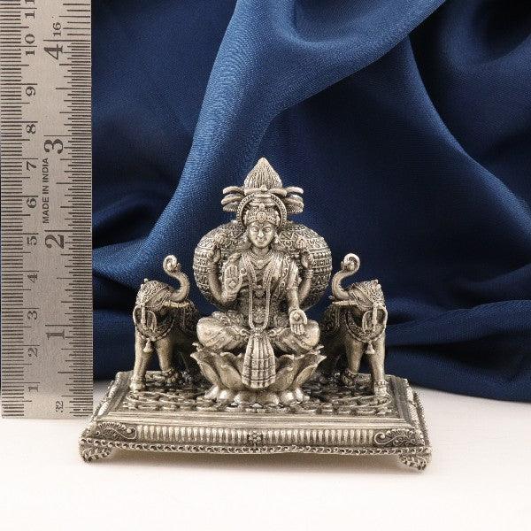 925 Silver 3D Gajalakshmi Articles Idols AI-1012 - P S Jewellery
