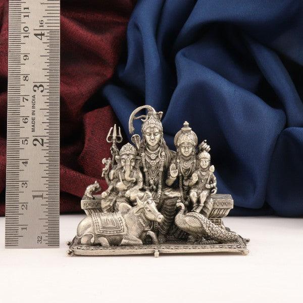 925 Silver 3D Shiv Parivar Articles Idols AI-728
