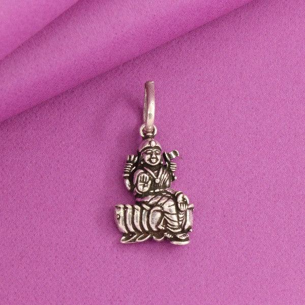 925 Silver Lakshmi God Pendant GP-123 - P S Jewellery