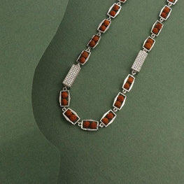 925 Silver Rudraksh Men Chain MC-156 - P S Jewellery