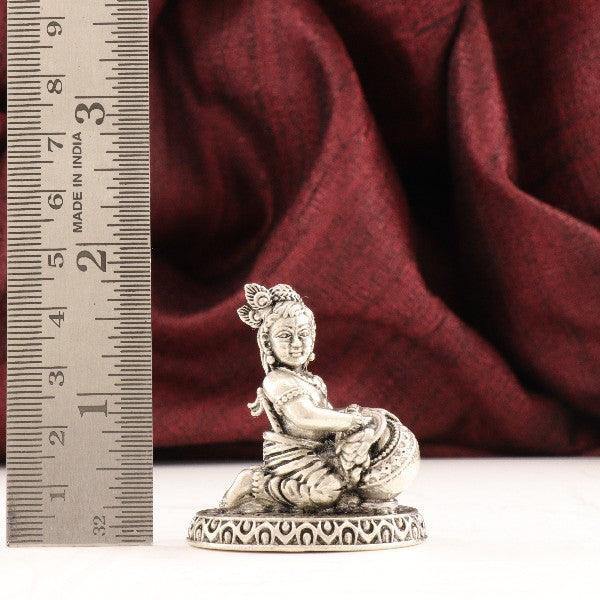 925 Silver 3D Venna Krishna Articles Idols AI-1075 - P S Jewellery