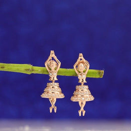925 Silver Dancing Doll Women Jhumkas JHK-96 - P S Jewellery