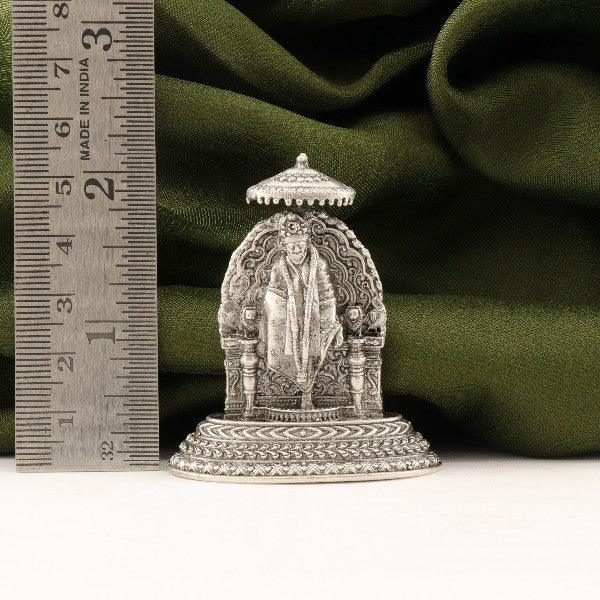 925 Silver 2D Sai Baba Articles Idols AI-824 - P S Jewellery