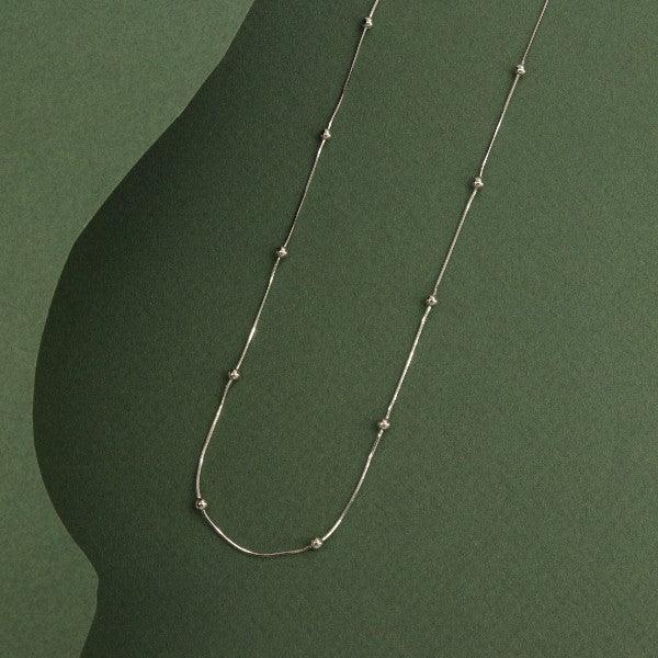 925 Silver Pujita Women Chain LC-183, 46cm in length, 3g weight, purity 925, elegant and delicate jewelry piece.