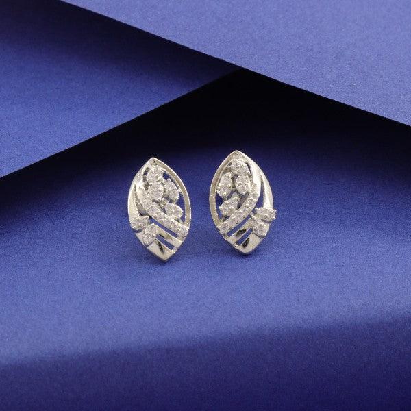 925 Silver Manisitha Women Studs STD-198, 2g weight, elegant design, purity 925, perfect for any occasion.