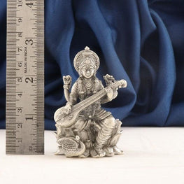 925 Silver 3D Saraswathi Articles Idols AI-1178 - P S Jewellery