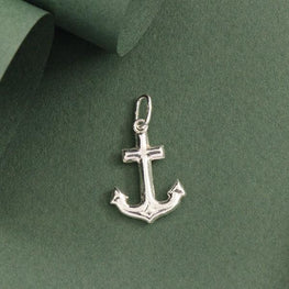 925 Silver Anchor Men Pendant MP-67