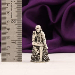 925 Silver 3D Sai Baba Articles Idols AI-845 - P S Jewellery