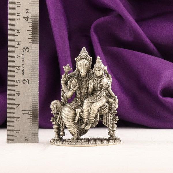 925 Silver 3D Lakshmi Hayagreevar Articles Idols AI-1132 - P S Jewellery