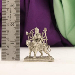 925 Silver 3D Durga Devi Articles Idols AI-1039 - P S Jewellery