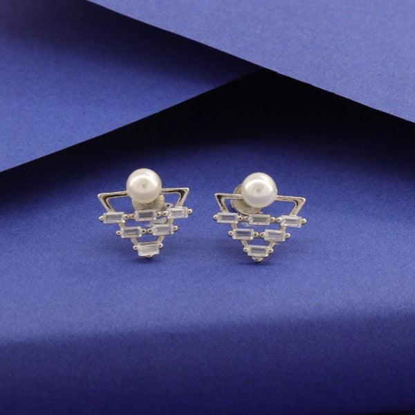 925 silver pearl women studs STD-212, 2g, showcasing elegant design and 925 purity.