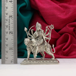 925 Silver 3D Durga Devi Articles Idols AI-658 - P S Jewellery