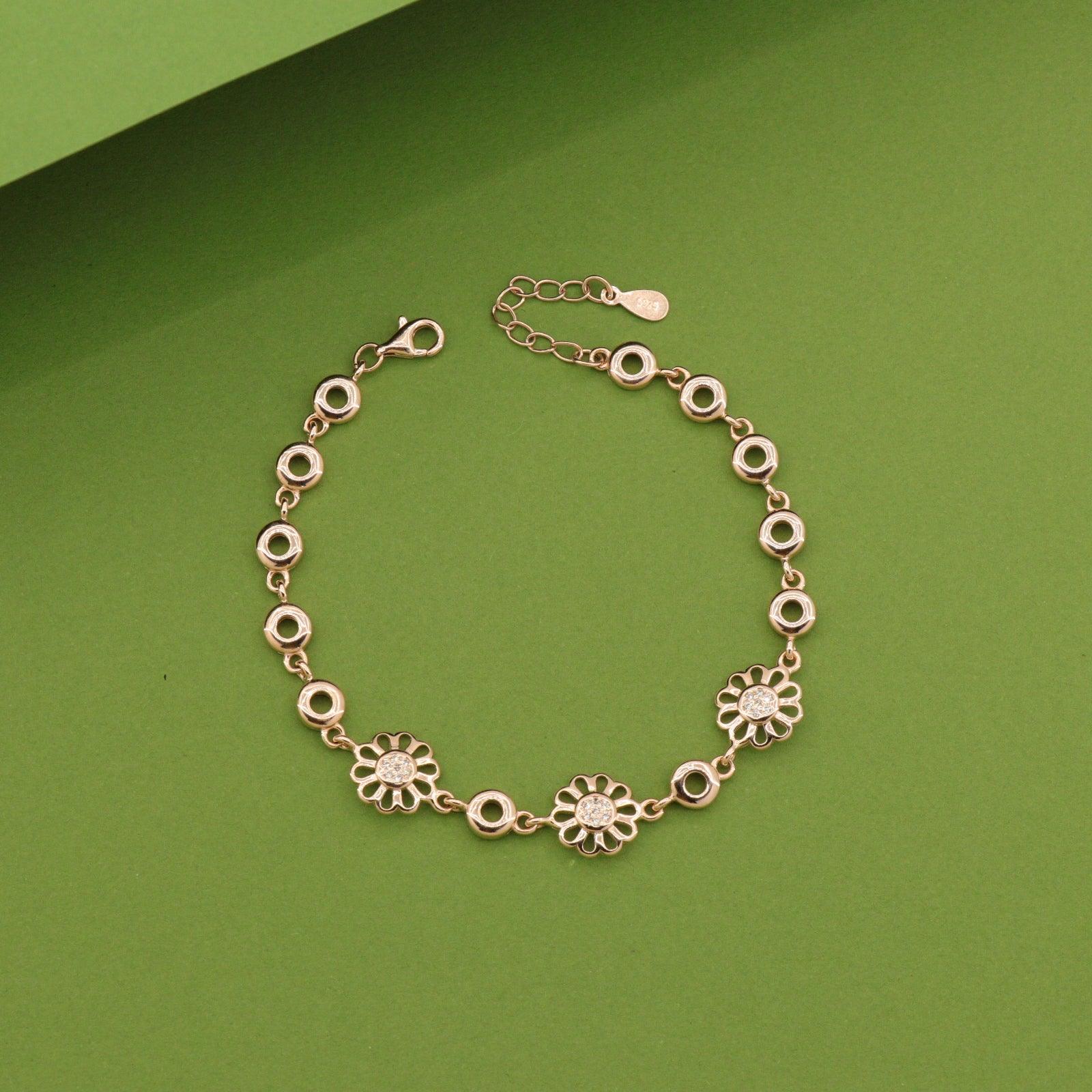 925 Silver Triveni Women Bracelet LBR-139 - P S Jewellery