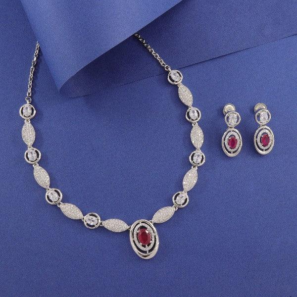 925 Silver Sammathi Women Necklace NK-187 - P S Jewellery