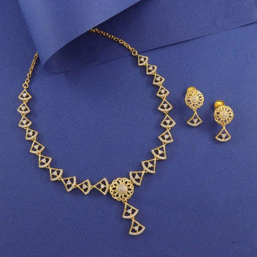 925 Silver Dhanashri Women Necklace NK-190 - P S Jewellery